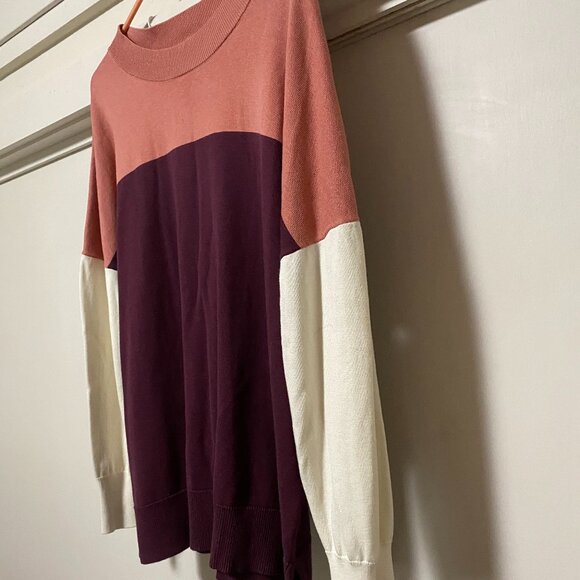 Belle by Kim Gravel, long sleeve, 3 color tunic, size XL - Picture 4 of 11